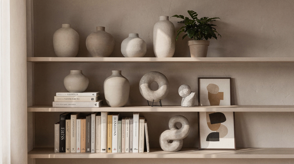 How to Arrange Shelves as an Interior Still Life